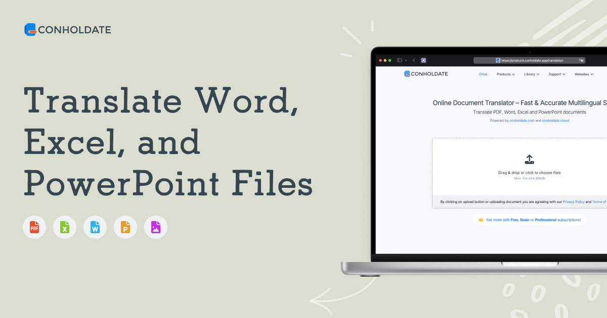 AI Document Translator – Translate Word, Excel, and PowerPoint Files Online Instantly