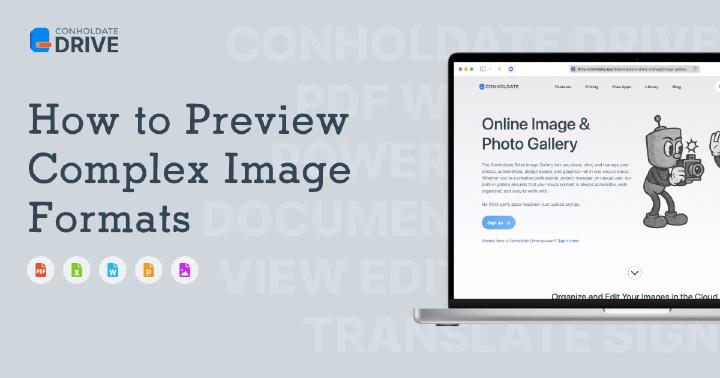 How to preview Complex Image Formats in the Lightbox
