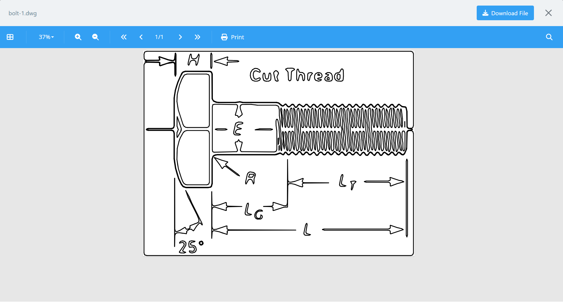 voir le fichier DWG (CAD) converti