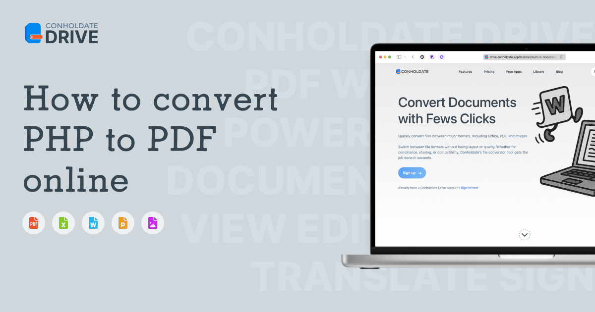 Cara Mengonversi PHP ke PDF Secara Online