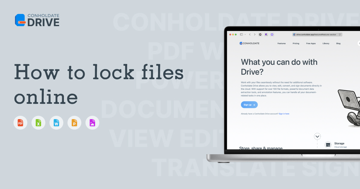 Come proteggere con password i file online (bloccare o crittografare)