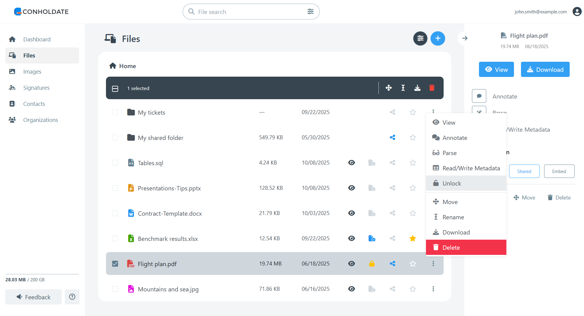 open ontgrendel dialoogvenster