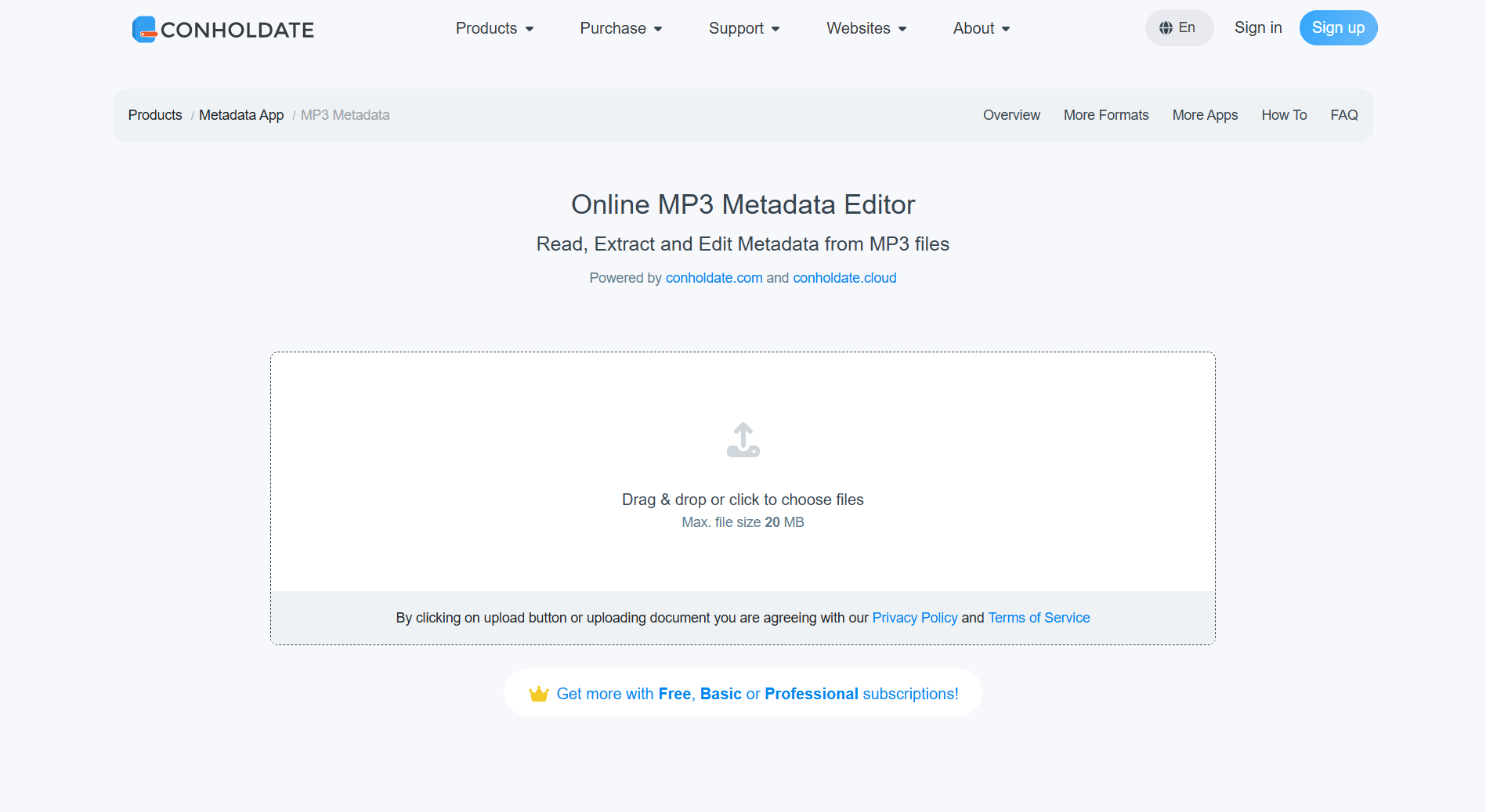 upload mp3 file