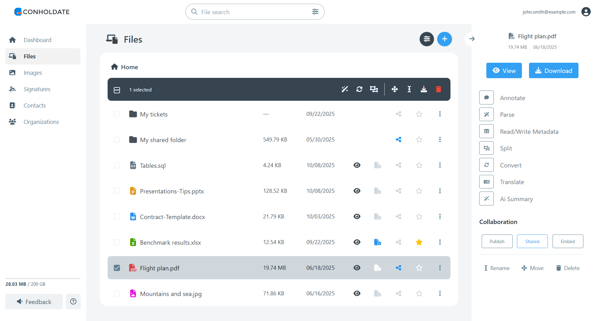 file with removed encryption