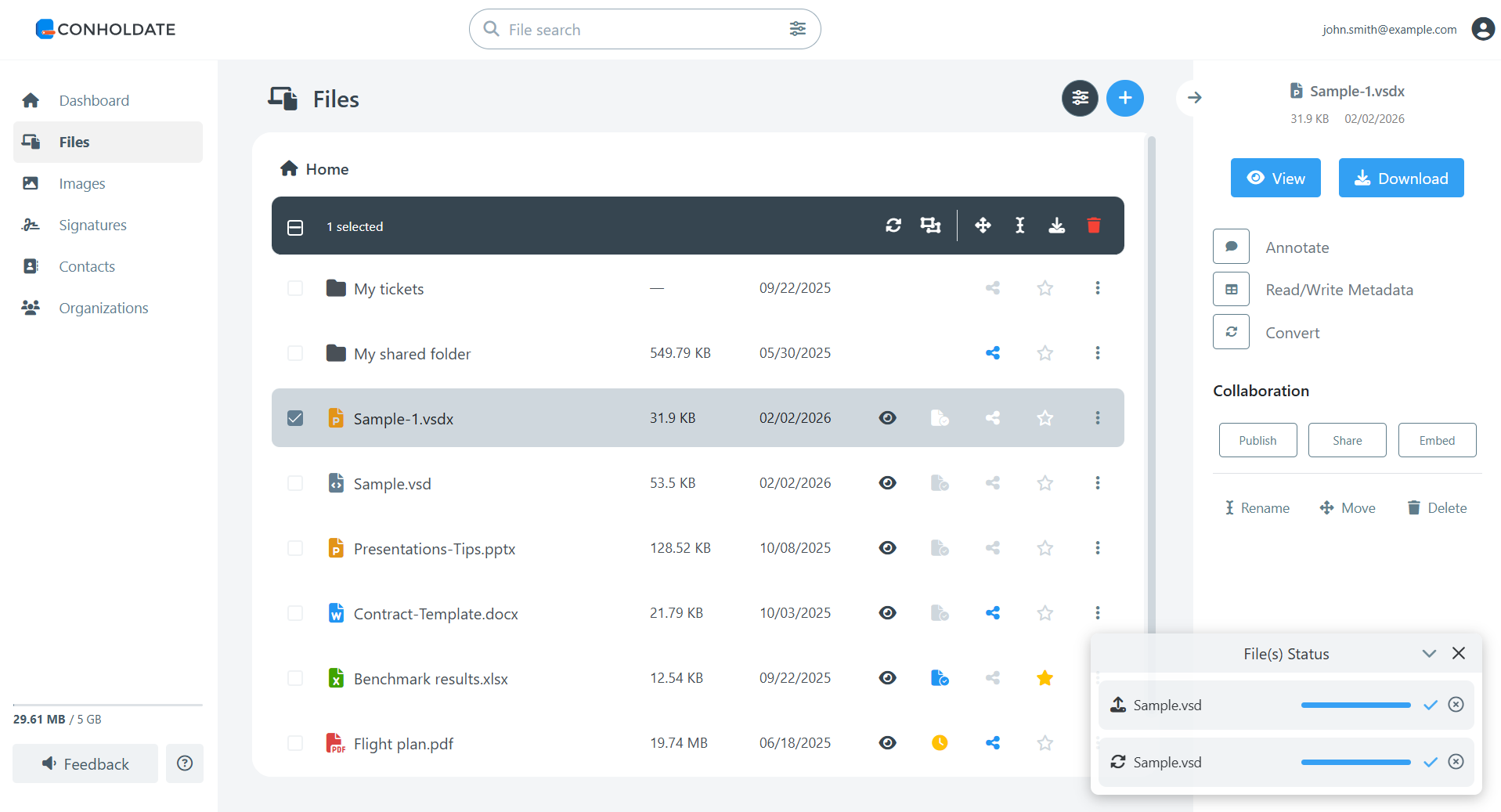 arquivo vsdx convertido