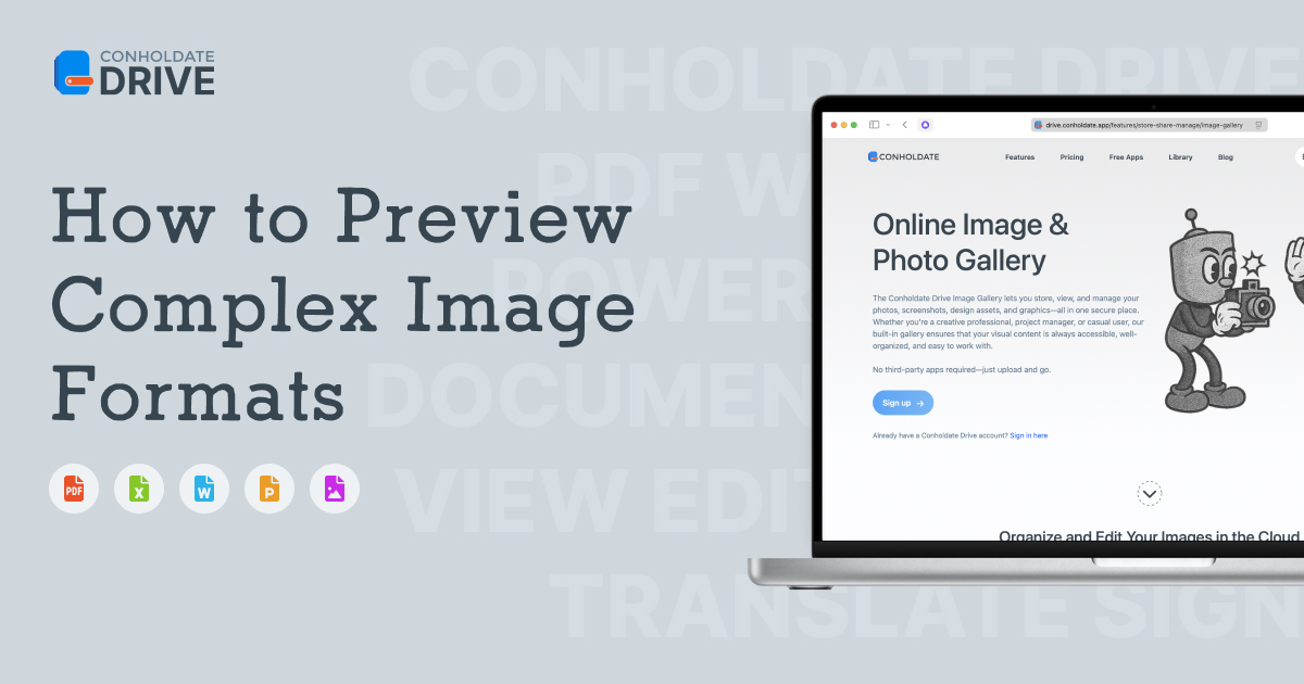 Como pré-visualizar formatos de imagem complexos na Lightbox